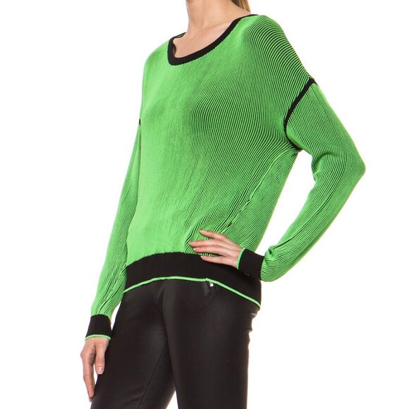 Rag&Bone "Benny" Ribbed Knit in Green, size Small - Picture 2 of 9